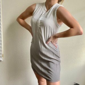 Grey Ombré Midi Dress